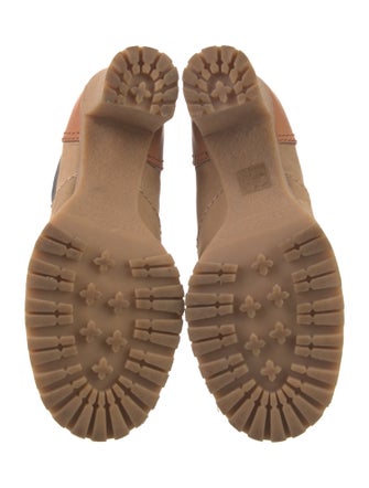 See by Chloé Suede Lace-Up Boots