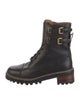 See by Chloé Leather Combat Boots
