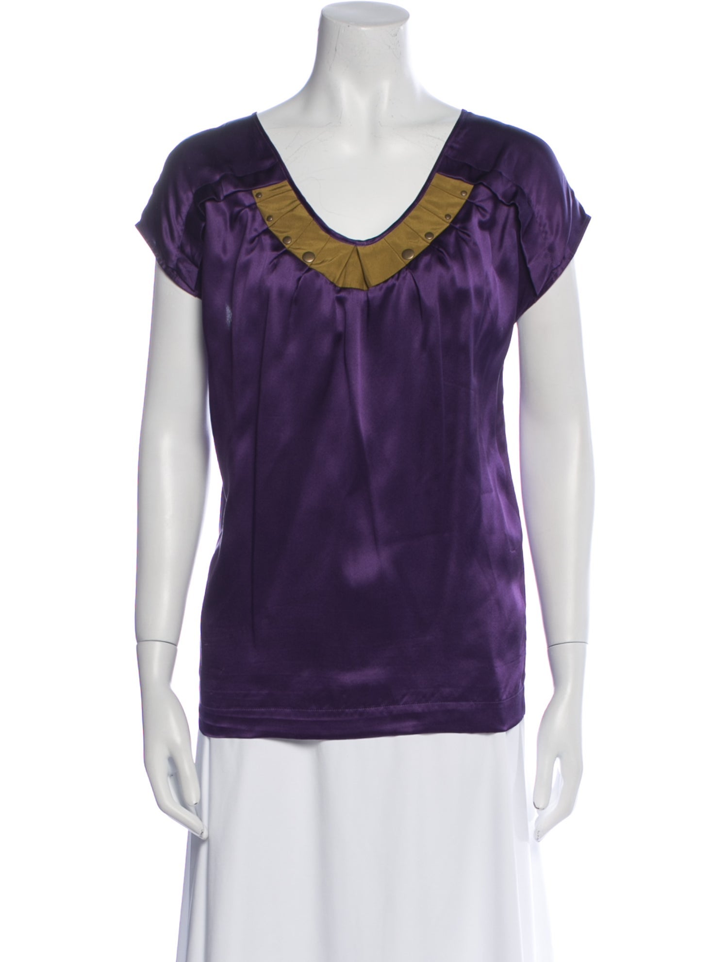See by Chloé Silk V-Neck Blouse