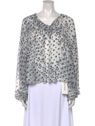 See by Chloé Printed V-Neck Blouse