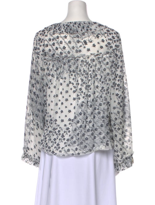 See by Chloé Printed V-Neck Blouse