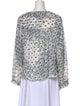 See by Chloé Printed V-Neck Blouse