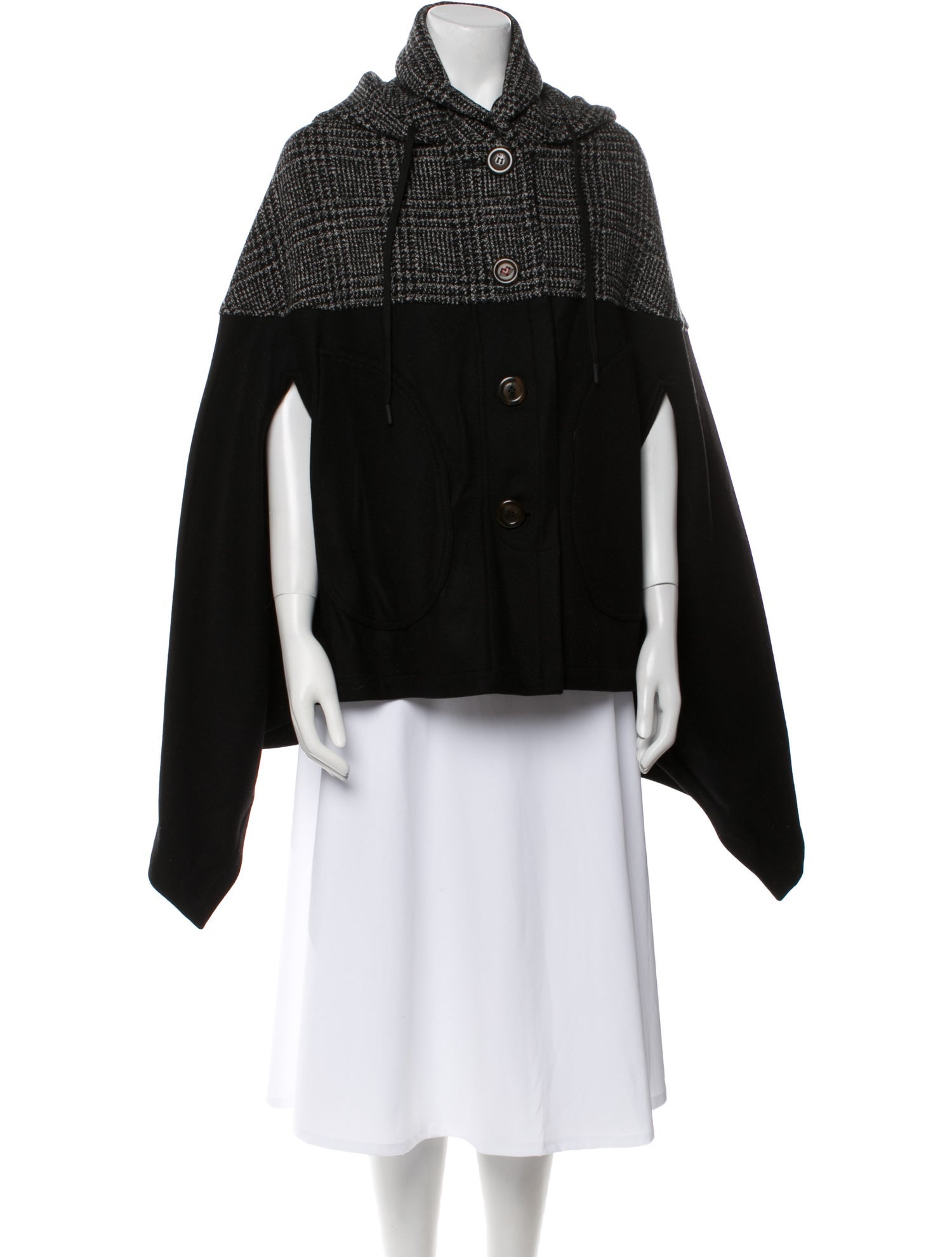 See by Chloé Poncho Wool Jacket