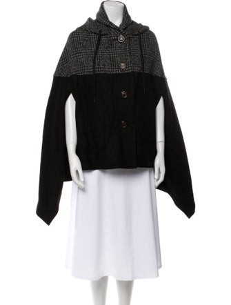 See by Chloé Poncho Wool Jacket