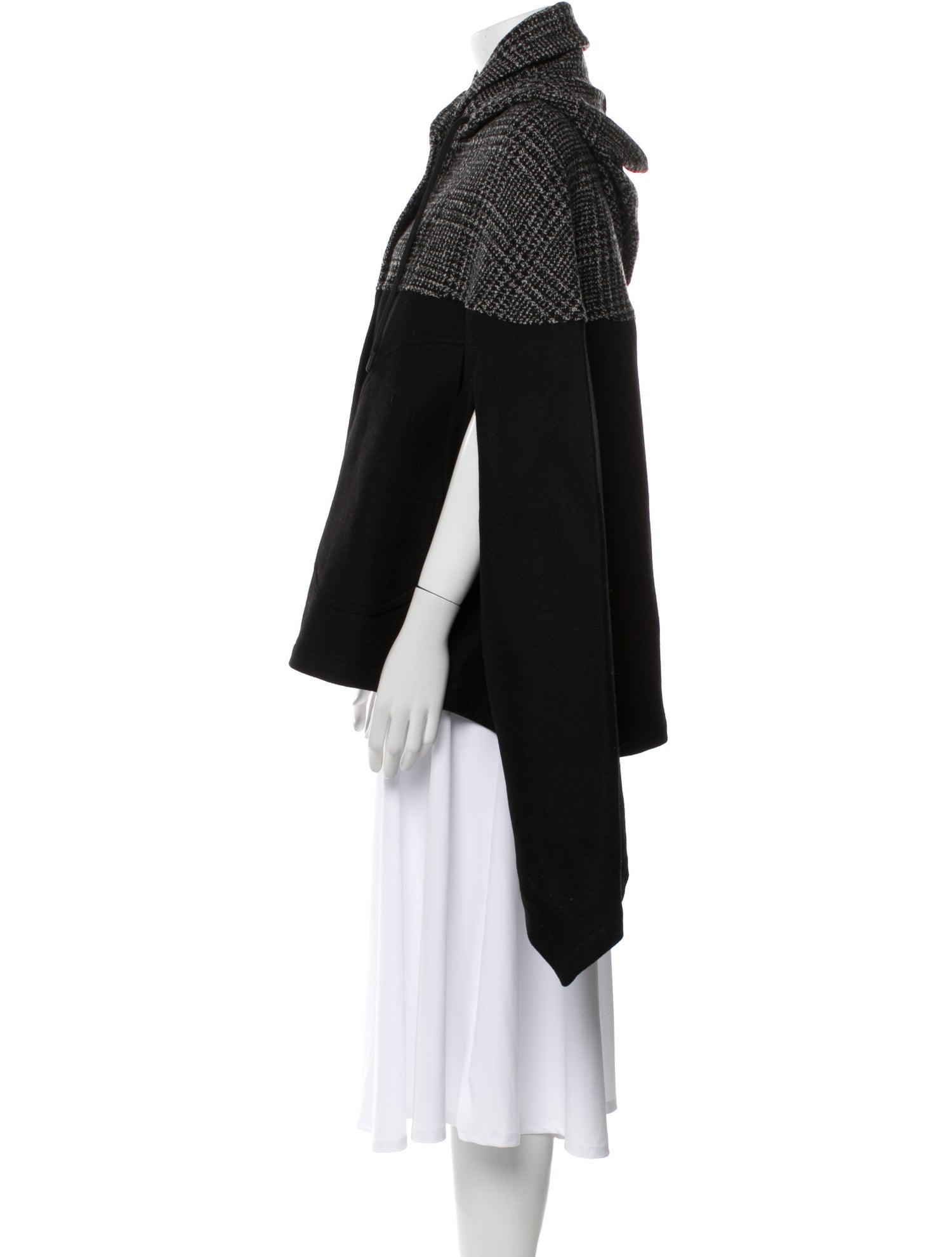 See by Chloé Poncho Wool Jacket