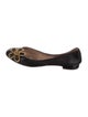 See by Chloé Leather Patterned Ballet Flats