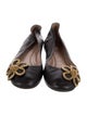 See by Chloé Leather Patterned Ballet Flats