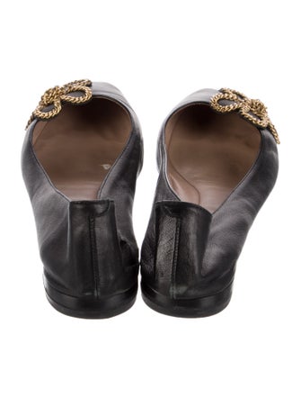 See by Chloé Leather Patterned Ballet Flats