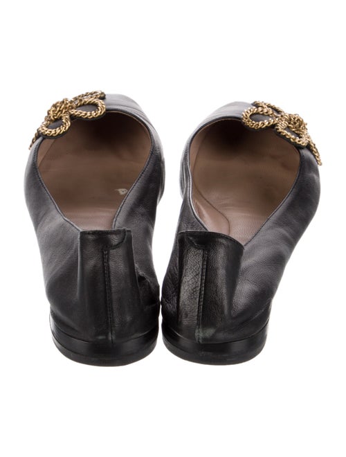 See by Chloé Leather Patterned Ballet Flats