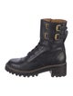 See by Chloé Leather Combat Boots