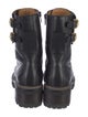 See by Chloé Leather Combat Boots