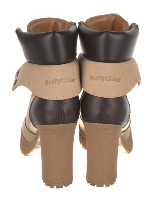 See by Chloé Suede Lace-Up Boots