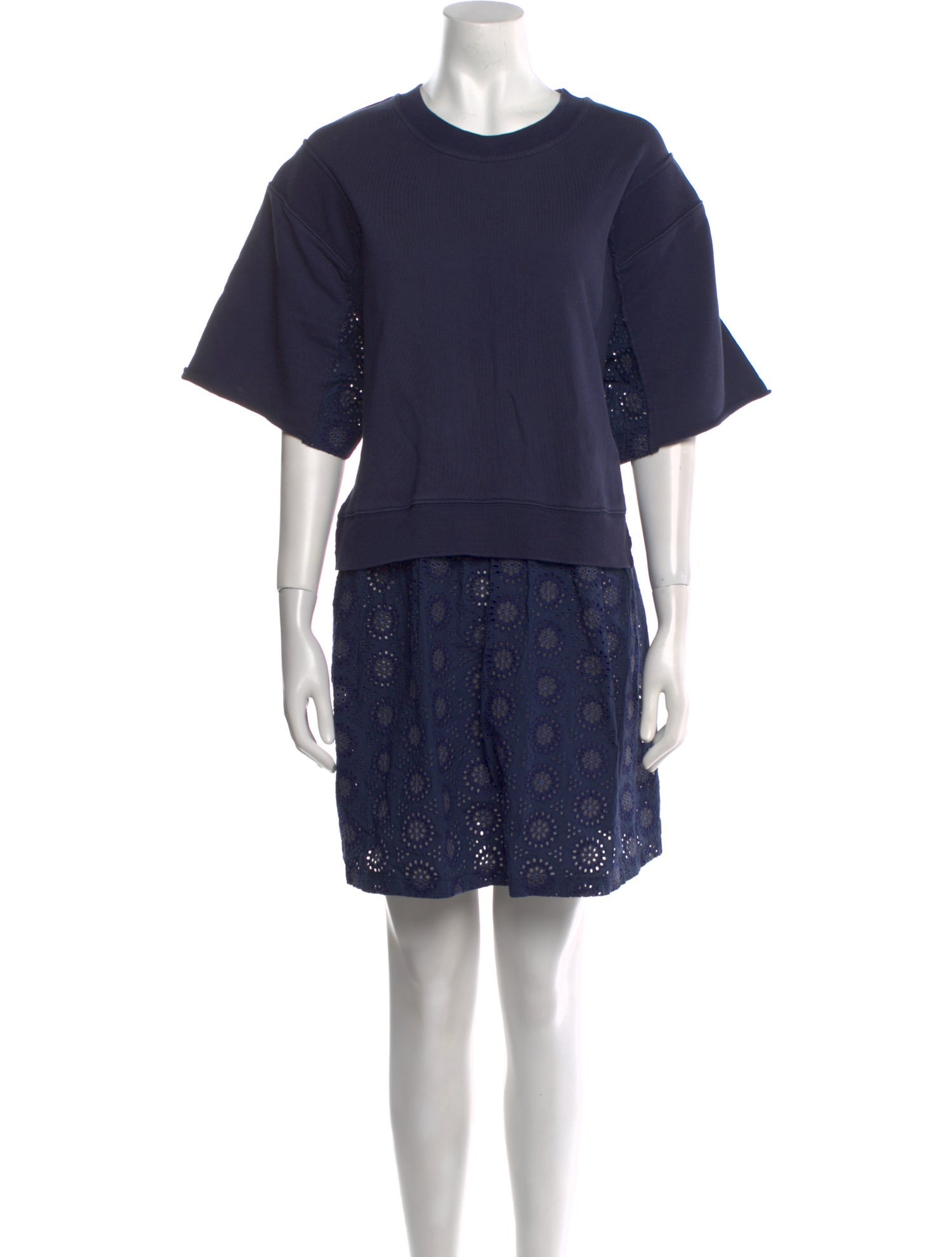 See by Chloé Crew Neck Mini Dress