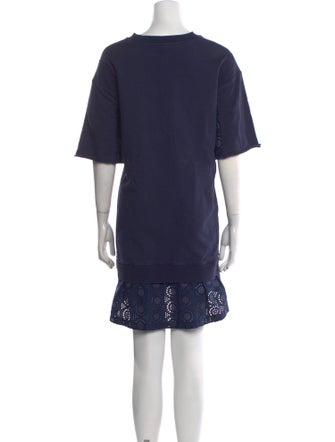 See by Chloé Crew Neck Mini Dress