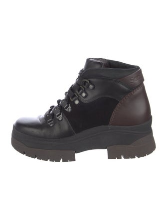 See by Chloé Leather Combat Boots