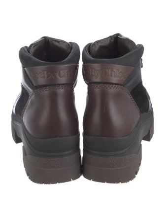 See by Chloé Leather Combat Boots