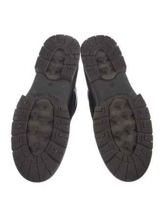 See by Chloé Leather Combat Boots