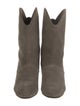 See by Chloé Suede Leather Trim Embellishment Western Boots