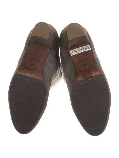 See by Chloé Suede Leather Trim Embellishment Western Boots