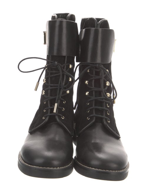See by Chloé Leather Combat Boots