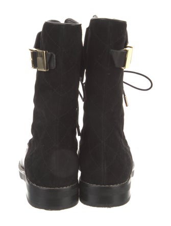 See by Chloé Leather Combat Boots