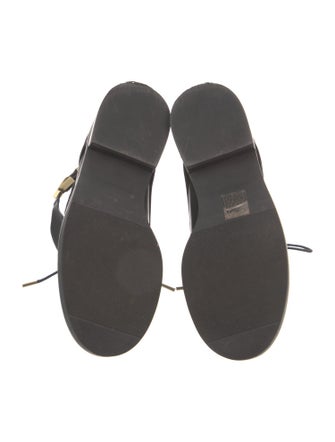 See by Chloé Leather Combat Boots