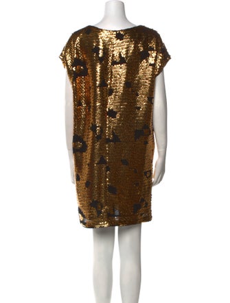 See by Chloé Bateau Neckline Mini Dress