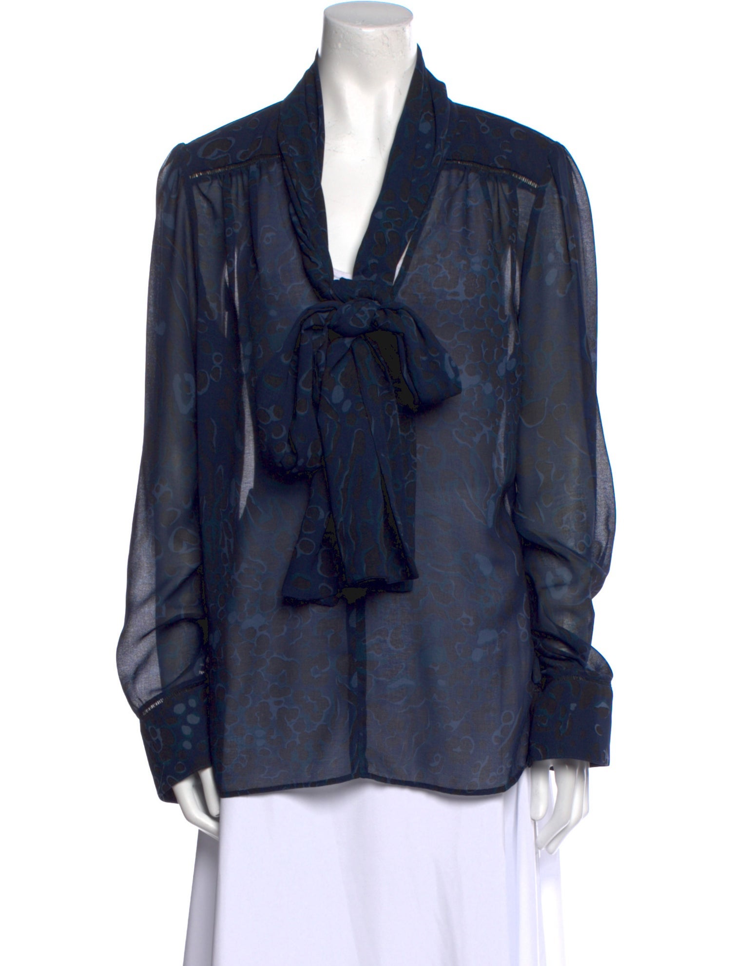 See by Chloé V-Neck Long Sleeve Blouse