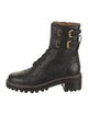 See by Chloé Leather Combat Boots