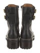 See by Chloé Leather Combat Boots