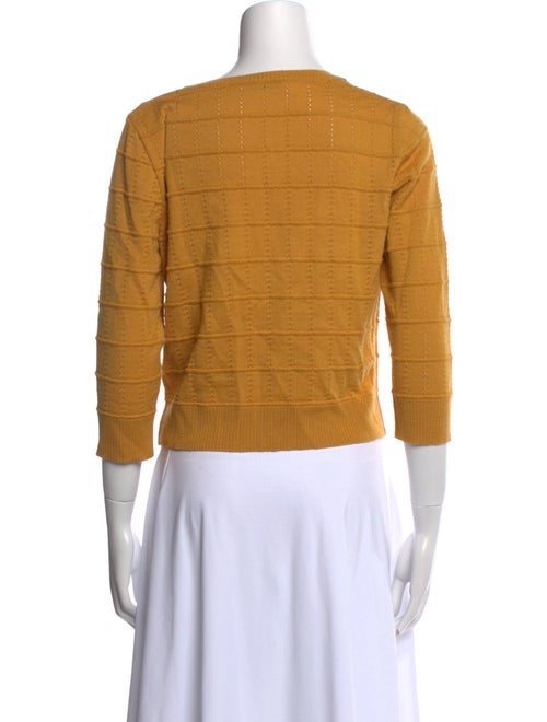 See by Chloé Wool Colorblock Pattern Sweater