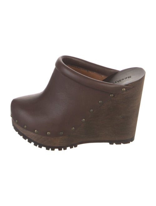 See by Chloé Leather Studded Accents Rain Boots