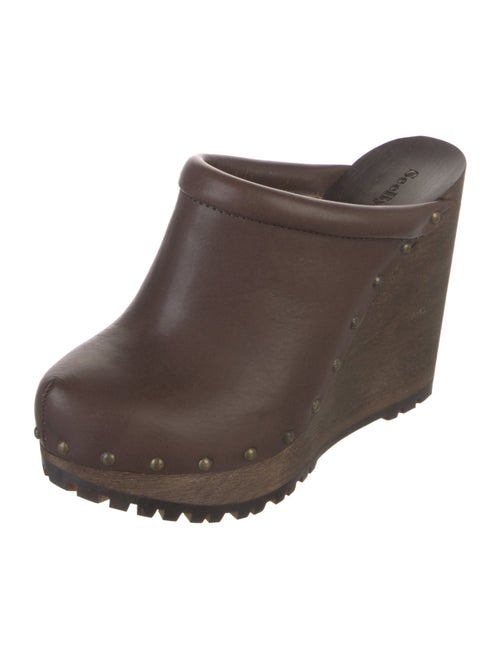 See by Chloé Leather Studded Accents Rain Boots