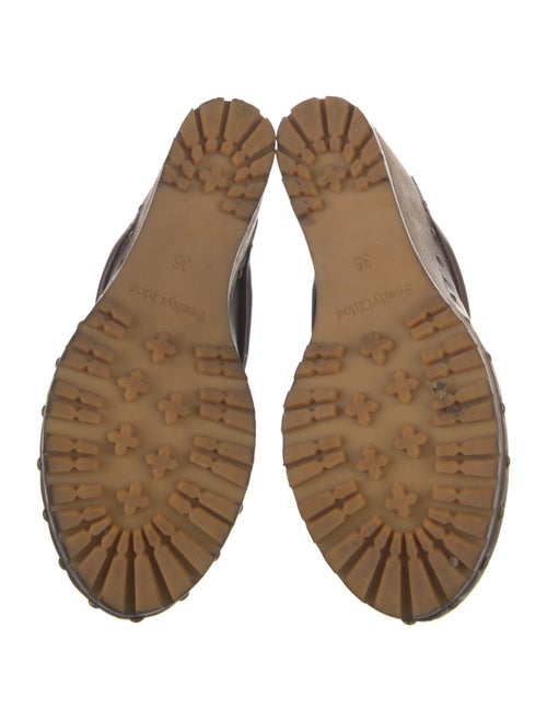 See by Chloé Leather Studded Accents Rain Boots