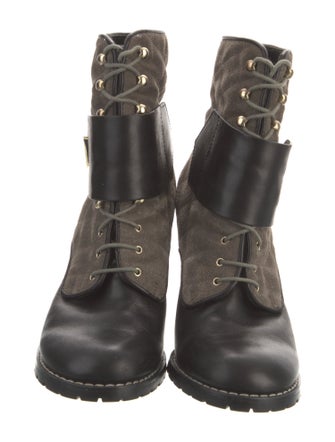 See by Chloé Suede Combat Boots