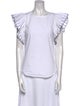 See by Chloé Bateau Neckline Short Sleeve Top