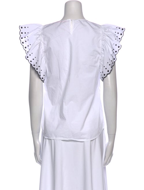 See by Chloé Bateau Neckline Short Sleeve Top