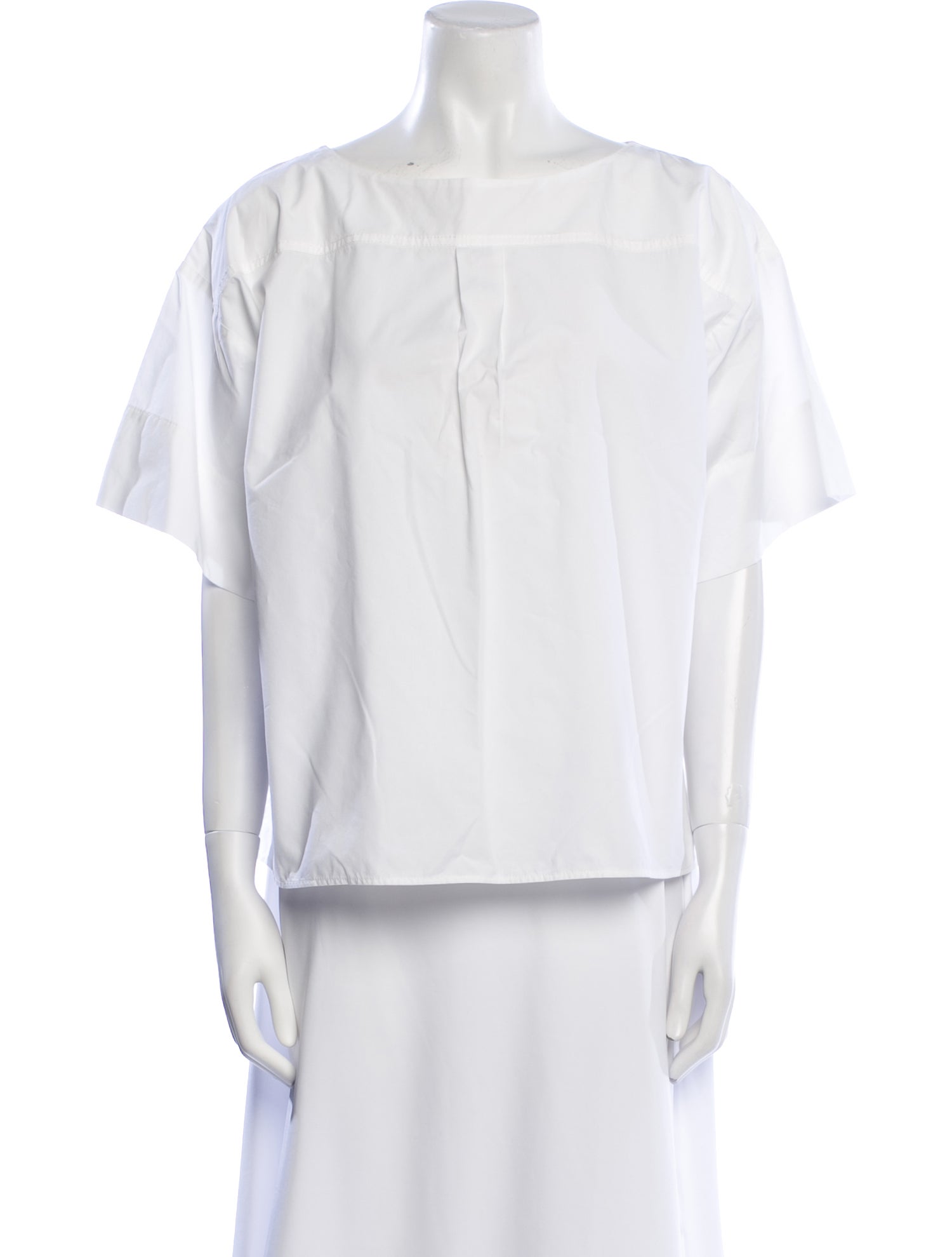 See by Chloé Square Neckline Short Sleeve Blouse