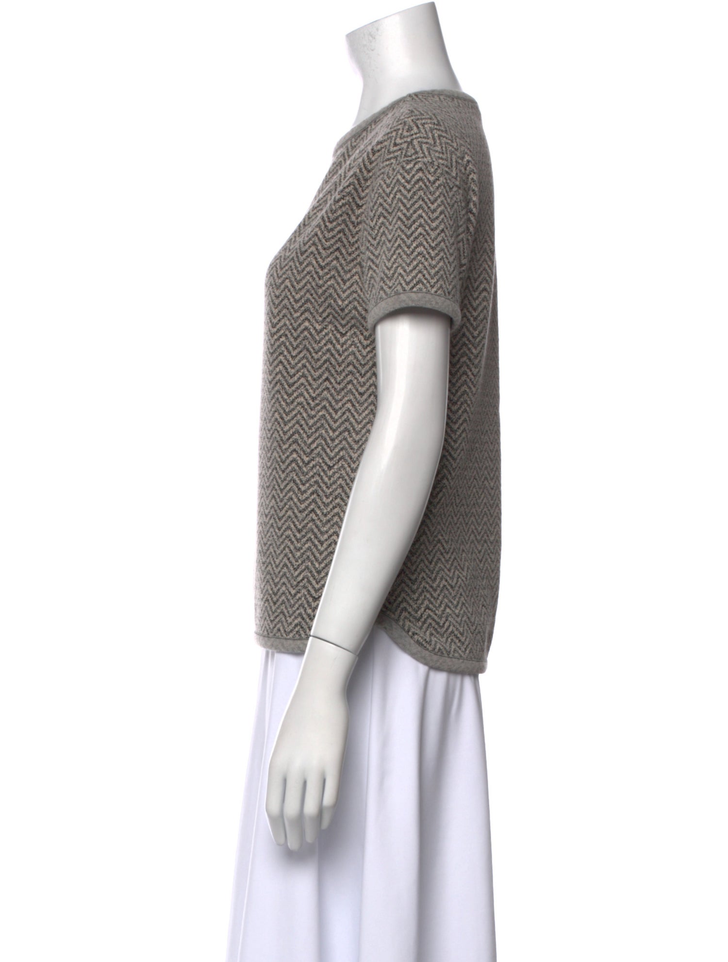 See by Chloé Bateau Neckline Short Sleeve Sweatshirt