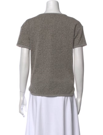 See by Chloé Bateau Neckline Short Sleeve Sweatshirt