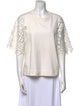 See by Chloé Crew Neck Three-Quarter Sleeve Top