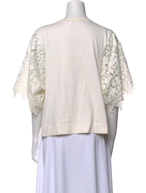 See by Chloé Crew Neck Three-Quarter Sleeve Top