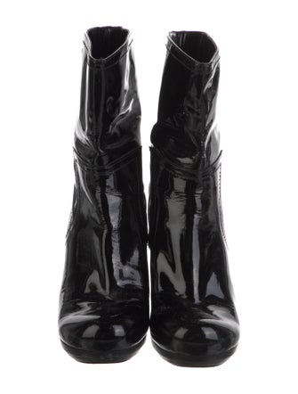 See by Chloé Patent Leather Rain Boots