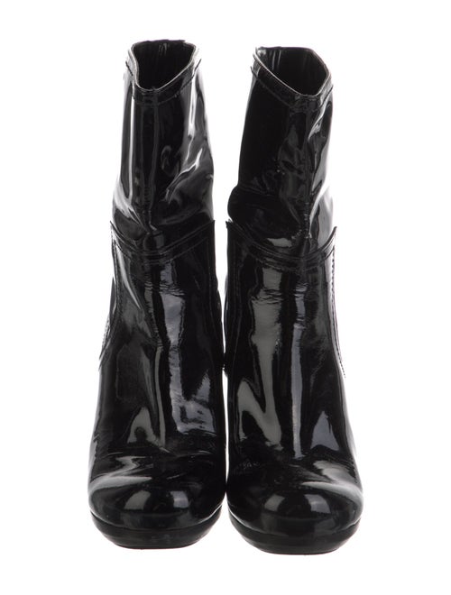 See by Chloé Patent Leather Rain Boots
