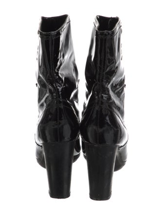 See by Chloé Patent Leather Rain Boots