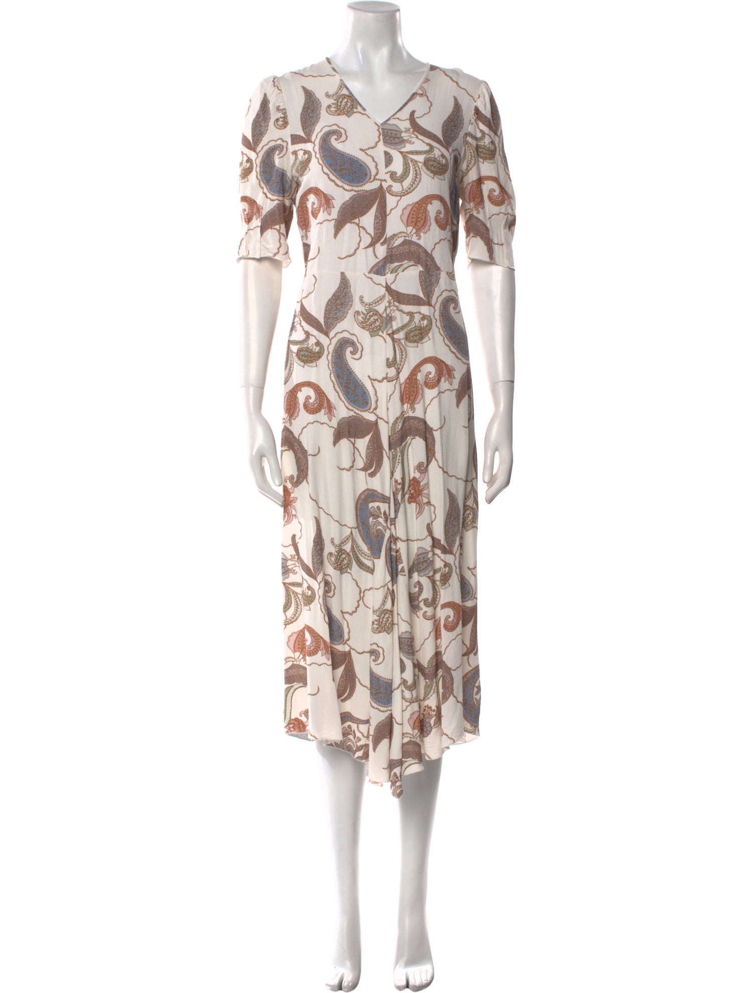 See by Chloé Floral Print Midi Length Dress