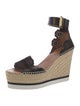 See by Chloé Suede Colorblock Pattern Espadrilles