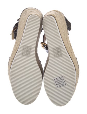 See by Chloé Suede Colorblock Pattern Espadrilles