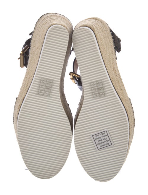 See by Chloé Suede Colorblock Pattern Espadrilles