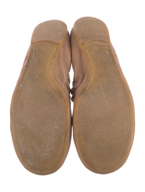 See by Chloé Leather Scalloped Accent Ballet Flats
